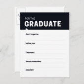 卒業記念アドバイスカード用 アドバイスカード (正面/裏面)