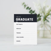 卒業記念アドバイスカード用 アドバイスカード (スタンド正面)