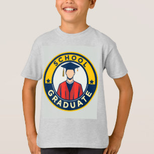 卒業記念エンブレム Tシャツ