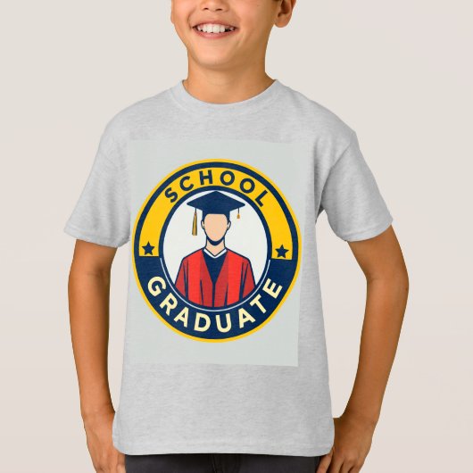卒業記念エンブレム Tシャツ (正面)