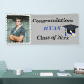 卒業記念カスタムすべき写真 横断幕 (トレードショー)