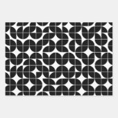 卒業記念キャップブラック金ゴールド ラッピングペーパーシート (正面3)