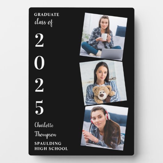 卒業記念ギフト3写真卒業 フォトプラーク (正面)