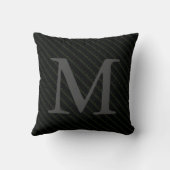 卒業記念パーソナライズされたすべき栄光GODブラック クッション (裏面)