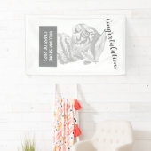 卒業記念パーソナライズされた会 横断幕 (インサイチュ)