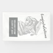 卒業記念パーソナライズされた会 横断幕 (横)