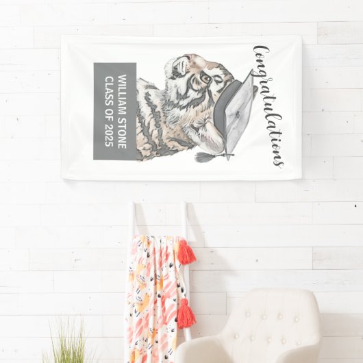 卒業記念パーソナライズされた会 横断幕 (インサイチュ)