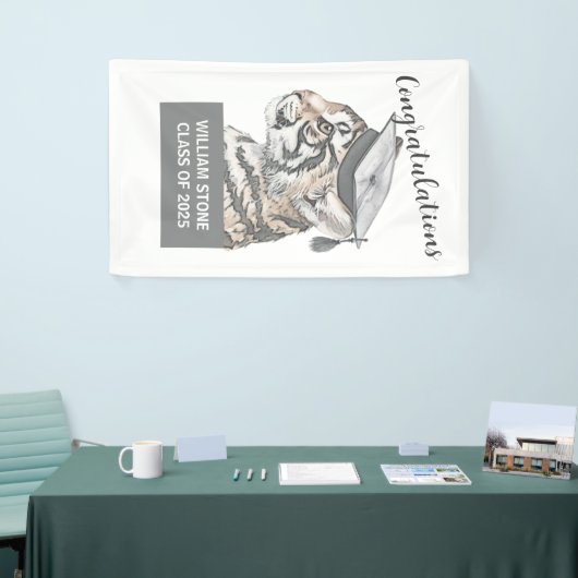 卒業記念パーソナライズされた会 横断幕 (トレードショー)