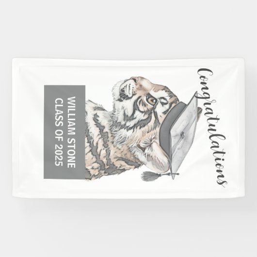 卒業記念パーソナライズされた会 横断幕 (横)