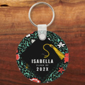 卒業記念パーソナライズされた品 キーホルダー (正面)