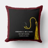 卒業記念パーソナライズされた品 クッション (正面)