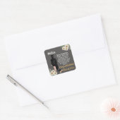 卒業記念パーソナライズされた品 スクエアシール (封筒)