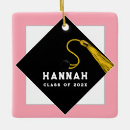 卒業記念パーソナライズされた品 セラミックオーナメント