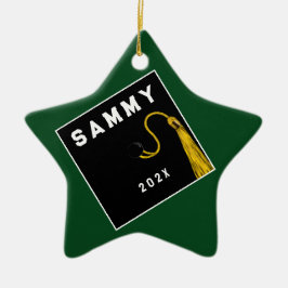 卒業記念パーソナライズされた品 セラミックオーナメント