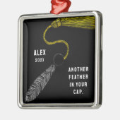 卒業記念パーソナライズされた品 メタルオーナメント (左)