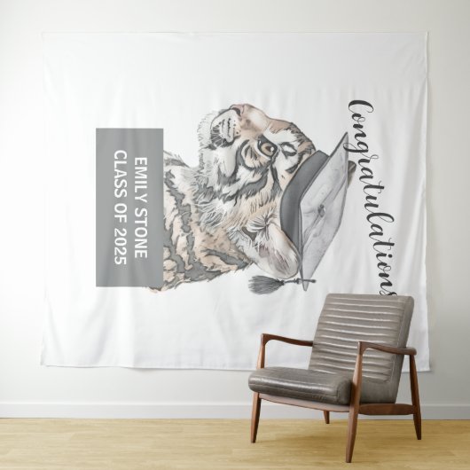 卒業記念パーソナライズされた地 タペストリー (インサイチュ(横))