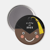 卒業記念プレゼント ボタン マグネット (正面/裏面)