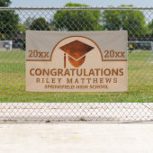 卒業記念モダン銅卒業生 横断幕 (インサイチュ)