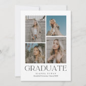 卒業記念写真の発表 案内状 (正面)