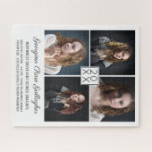 卒業記念写真モダンコラージュクラシック ジグソーパズル (横)