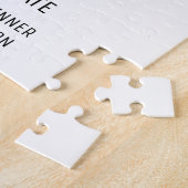 卒業記念写真モダンコラージュクラシック ジグソーパズル (側面)