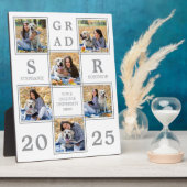 卒業記念写真ユニークコラージプラーク フォトプラーク (側面)