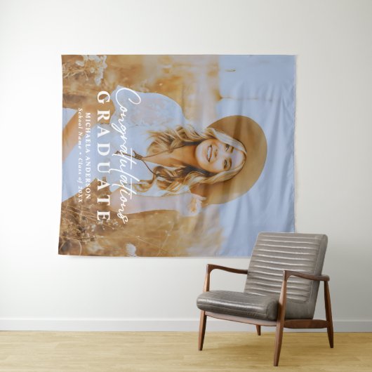 卒業記念写真卒業パーティー タペストリー (インサイチュ(横))