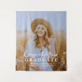 卒業記念写真卒業パーティー タペストリー (正面)