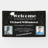 卒業記念写真白黒 横断幕 (横)