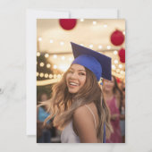 卒業記念写真 案内状 (裏面)