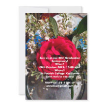 卒業記念懇親会招待状