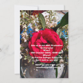 卒業記念懇親会招待状 招待状