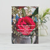 卒業記念懇親会招待状 招待状 (スタンド正面)