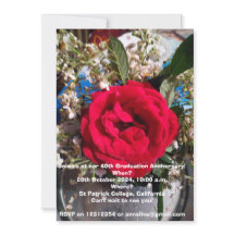 卒業記念懇親会招待状