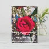 卒業記念懇親会招待状 招待状 (スタンド正面)