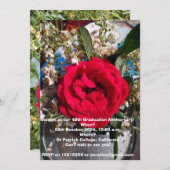 卒業記念懇親会招待状 招待状 (正面/裏面)