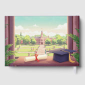 卒業記念箔押しメモリアルブック ゲストブック (裏面)