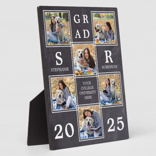 卒業記念素朴撮ユニーク影 フォトプラーク (側面)