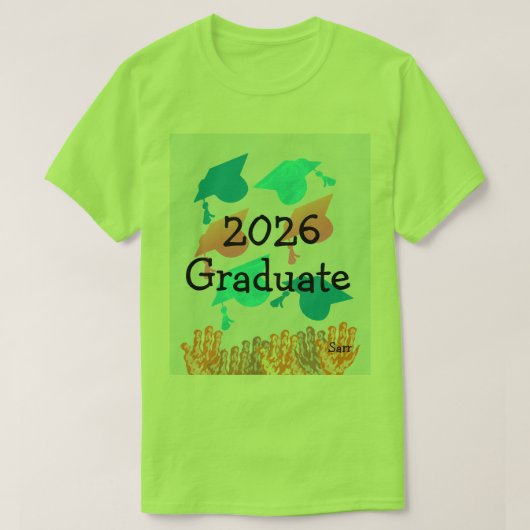 卒業記念Tシャツ Tシャツ (デザイン正面)