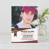 卒業証明書フォト招待状 招待状 (スタンド正面)