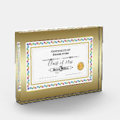 卒業証明書 フォトブロック (左)