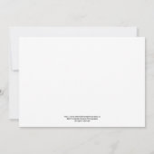 卒業証書と卒業証書キャップ（モルタルボード） 案内状 (裏面)