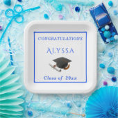 卒業証書の授与おめでとう ペーパープレート (パーティー)