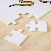 卒業証書を持つ学生としてのタコ ジグソーパズル (側面)