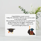 卒業証書カード | 感動的名言 | 卒業年度 招待状 (スタンド正面)