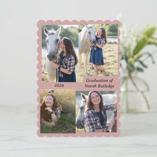 卒業証書カード 招待状 (スタンド正面)