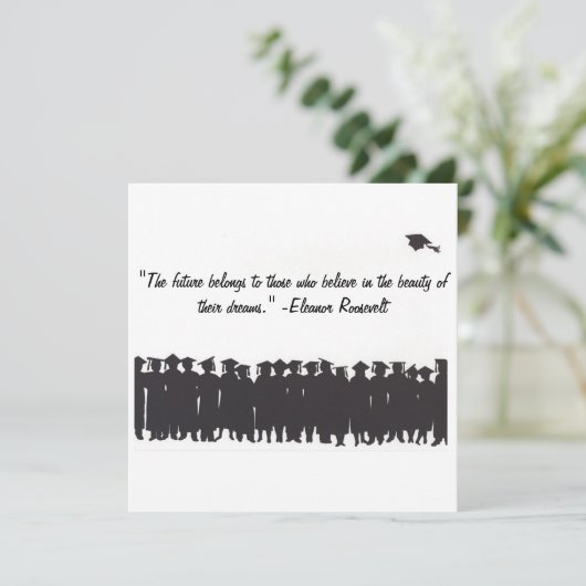 卒業証書カード 案内状 (スタンド正面)