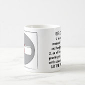 卒業証書クラシック白コーヒーマグ コーヒーマグカップ (中央)