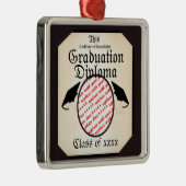 卒業証書フォトフレーム メタルオーナメント (右)