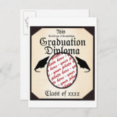 卒業証書フォトフレーム 案内ポストカード (正面/裏面)